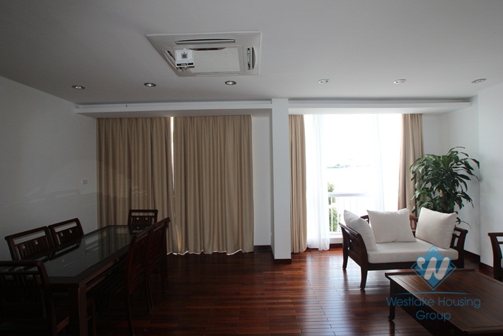 03 bedroom serviced apartment for lease in West lake area, Hanoi